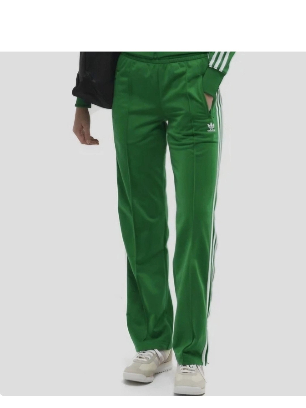 Adidas Adicolor Firebird Women's Size L Large Track Pants Green Bottoms #283